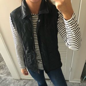 Black Barbour Vest size xs basically NWOT